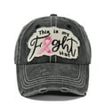 thumbnail image 3 of Baseball Cap Cancer Awareness Ribbon Baseball Caps Dad Hats Women Baseball Hat Black1 One Size, 3 of 5