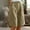 Khaki, variant on TRUBKH shorts for women bermuda shorts for women gym shorts women long shorts for women baggy shorts Cotton Linen Shorts Loose Fit Knee Length Cosy Shorts Beach Shorts With Pockets Green 1 S