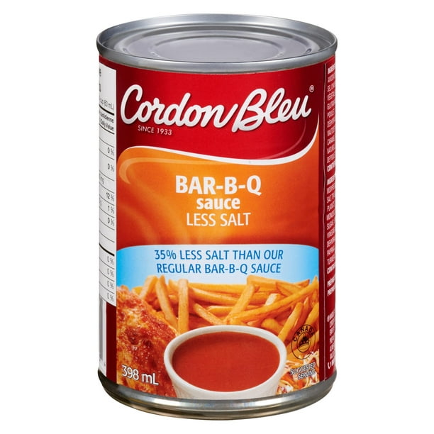 Cordon Bleu sauce Bar-B-Q 35% moins de sel