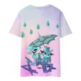 thumbnail image 4 of Hazbin Hotel Hombres Camiseta Manga Corta Impreso Verano Cuello Redondo Top Casual Sudadera Rosa/3XL, 4 of 4