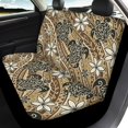 thumbnail image 4 of Pzuqiu Turtle Geometric Car Seat Covers Full Set 3 Pack Front and Rear Seat Cover Set Easy to Install Breathable Suitable for Trucks Cars, 4 of 10