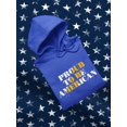thumbnail image 3 of Proud To Be American Gold Hoodie Men -Image by Shutterstock, Male 3X-Large, 3 of 4