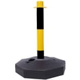 thumbnail image 4 of 12 Pack Traffic Delineator Post Cones with Fillable Base, Adjustable Plastic Safety Barrier with 5Ft Plastic Chain, Outdoor and Indoor Crowd Control Stanchion for Traffic Control and warning W/R, 4 of 8