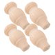 thumbnail image 1 of 4pcs Unfinished Solid Wood Ball Feet for Furniture Durable Replacement Legs for Sofas, Cabinets & Dressers Sturdy Support for Living Room &, 1 of 1