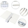 thumbnail image 6 of 22 Arms Steel Pull Out Pants Rack Closet Pants Hanger Clothes Organizers Beige, 6 of 7