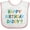 White and Pink, variant on Inktastic Happy Birthday Daddy Boys or Girls Baby Bib