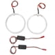 thumbnail image 1 of Guía de luz LED Angel Eyes para coche, iluminación morada de 95mm/3,7 pulgadas, 9-36V para faros delanteros, señales de giro DRL, 1 of 14