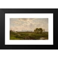thumbnail image 2 of Aleksander Swieszewski 18x12 Black Modern Framed Museum Art Print Titled - Landscape from South Tyrol (1883), 2 of 5