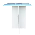 thumbnail image 1 of Mesa De Centro Minimalista Vinil Metalico Mdf Melamico Resistente Azul, 1 of 3