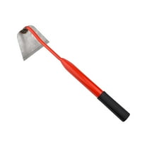 Heavy Duty Garden Hoe - 14" Steel Weeding & Digging Tool for Vegetables Flowers - Ergonomic Hollow Design Loosening Soil Farm Outdoor Gardening Hand Tool