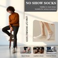 thumbnail image 3 of No Show Socks Men Non Slip Low Cut Thin Socks for Loafers Boat 6 Pairs, 3 of 5