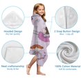 thumbnail image 7 of Ballet Princess Girls Pattern Hooded Bath Towel，50"x30" for Ages 3 To 12 Kids, Quick Dry Lightweight Soft Microfiber Hood Beach Towel Cover Up for Kids, 7 of 7