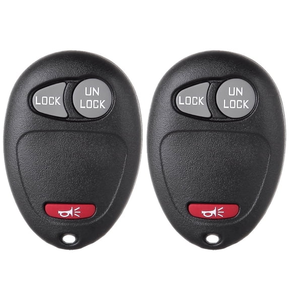 cciyu Remote Key Fob 2004-2006 Fit for Chevrolet Colorado 2.8L 2007-2012 Fit for Chevrolet Colorado 2.9L 3 Buttons L2C0007T,9364556-4575,10335582,10335583