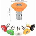 thumbnail image 5 of Washer Nozzle Tips , Quick Release High Pressure 1/4\' Spray Nozzle Tips, DUS-025 Multiple Degrees ,4000PSI,for Car Cleaning ,5PCS, 5 of 5
