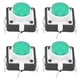 thumbnail image 5 of Interruptor pulsador táctil, 20 piezas, 12 x 12 x 7,3 mm, interruptores industriales pulsadores táctiles, interruptor pulsador táctil momentáneo LED, diseño aerodinámico, 5 of 12
