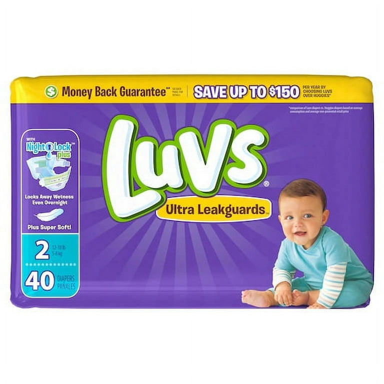 Luvs sales leakguard diapers