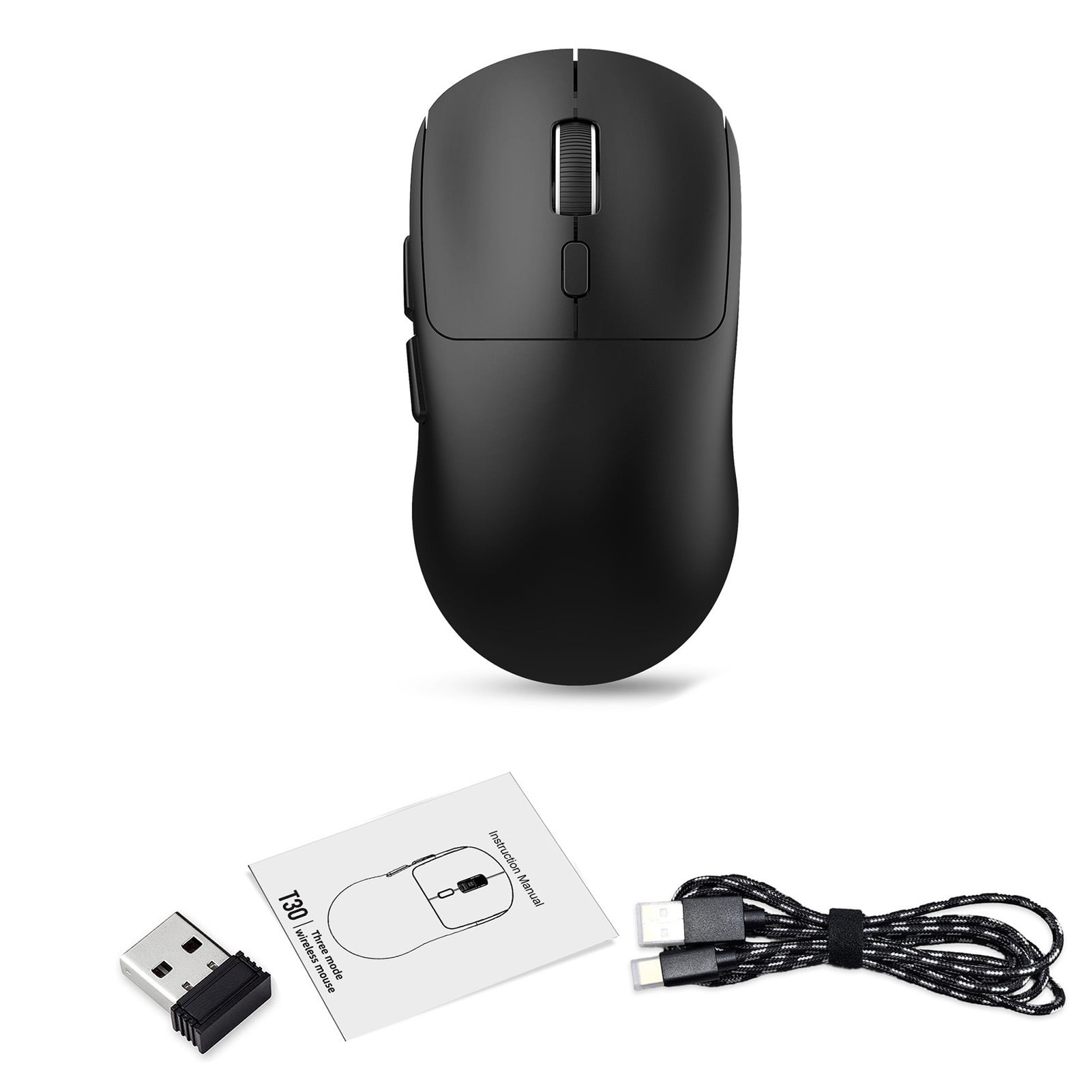 Elowen Wireless Mouse Computer Gaming Mouse 6400DPI with TTC Switches, 6 Key 1000Hz, Universal Compatibility, Fast Charge for Desktop, Laptop
