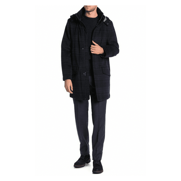 $495 Tommy Hilfiger Snowdon Men’s All-Weather Coat  Navy Blue 40R