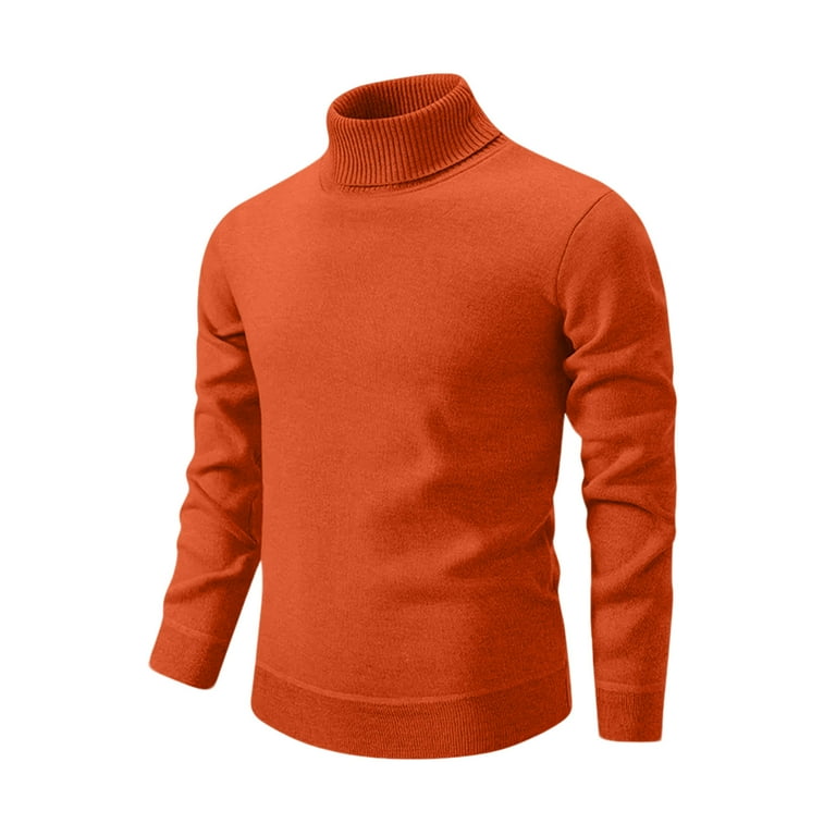 Zimjoy Mens Mock Turtleneck Sweater Long Sleeve Thermal Regular