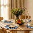 thumbnail image 5 of Forest Elk Round Placemats Set of 6 for Dinning Tables,Heat-proof Braided Table Mats 15 Inch,Deer Birds Nature Tree Antlers Mountain Washable Place Mat for Kitchen Restaurant Party Table Decor, 5 of 9