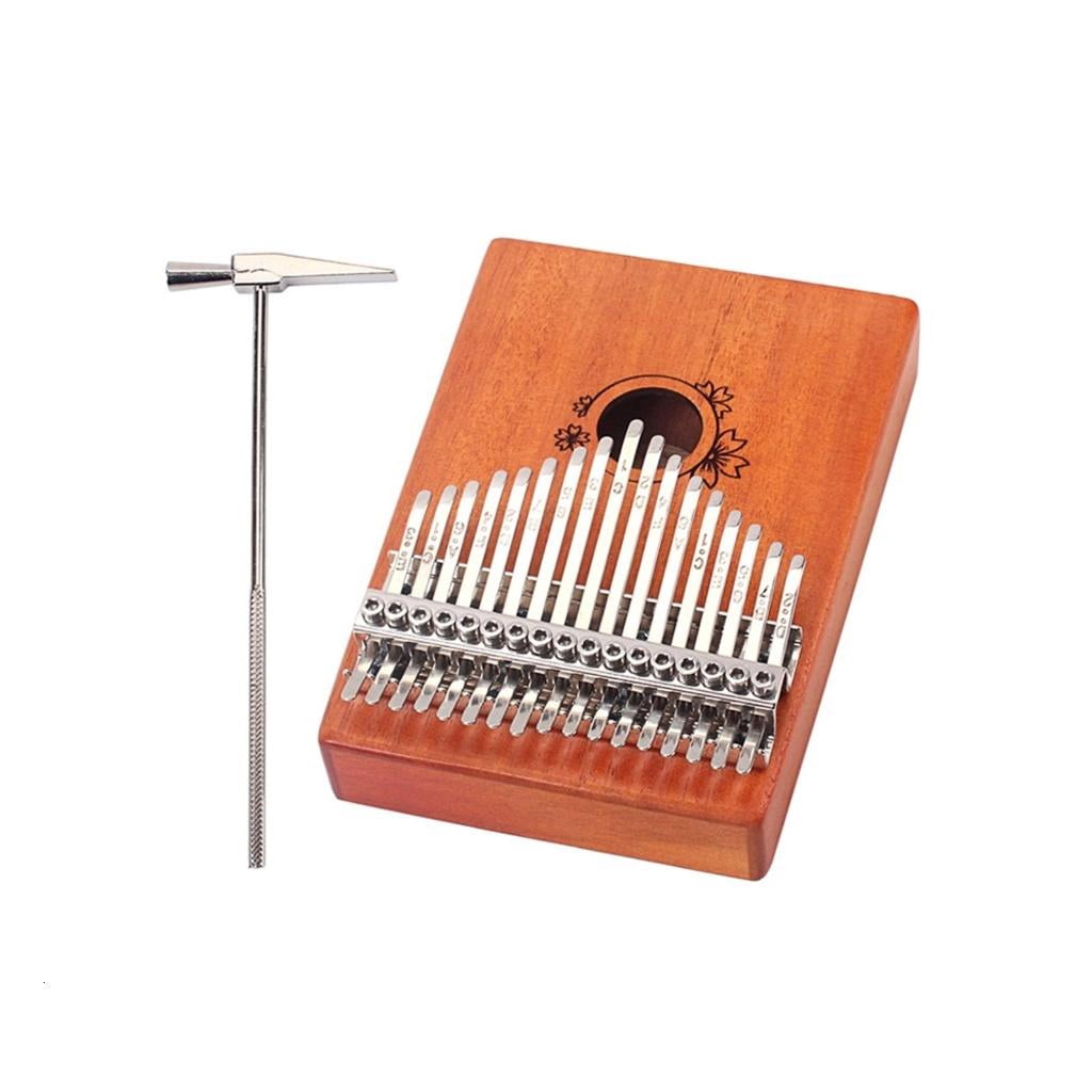 Yihuala Portable Wooden Kalimba 17 Keys Pocket Thumb Piano Adults & Music Beginners