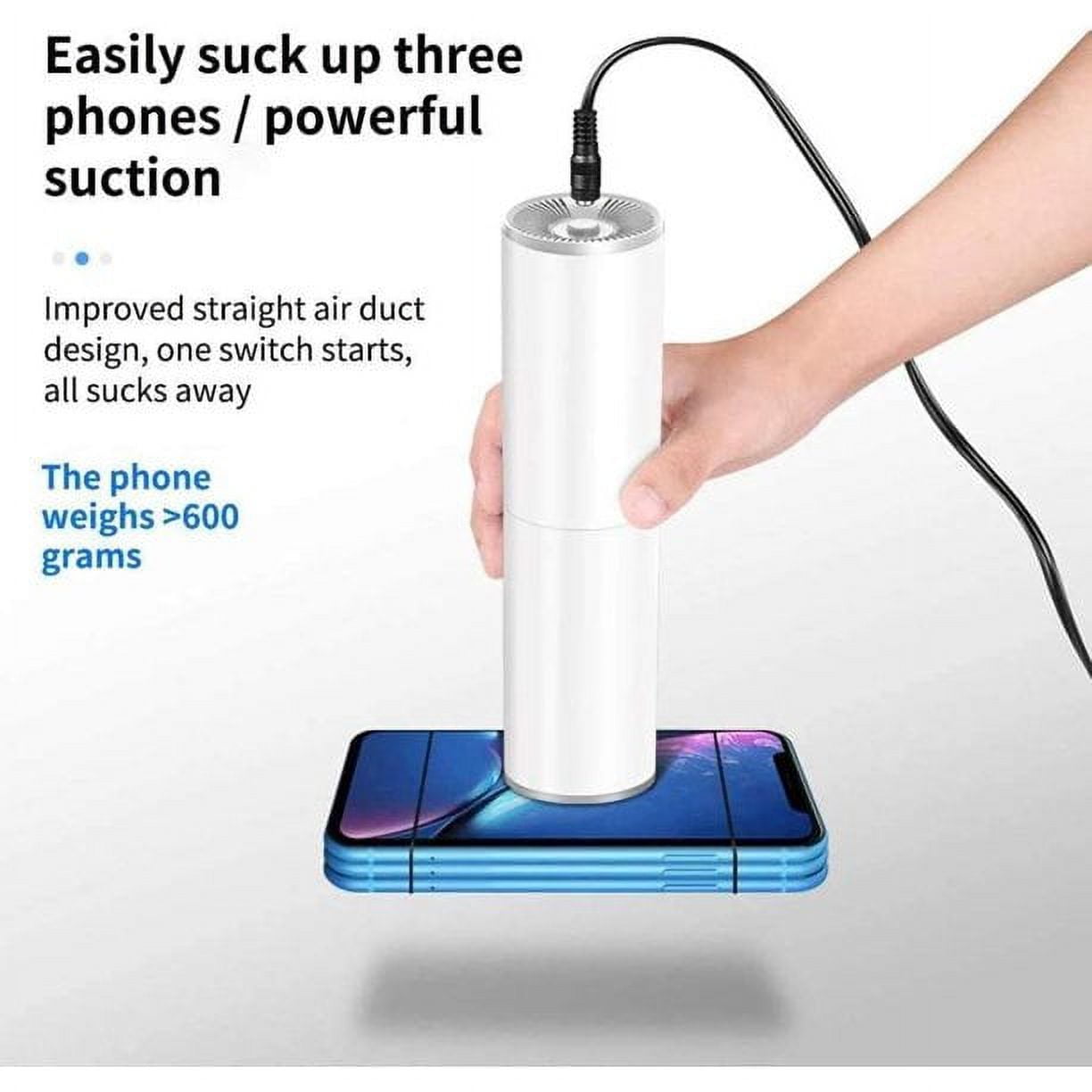CNKOO Mini Car Vacuum Cleaner with high Suction and Low Noise Portable Car Vacuum Cleaner with 14.5 Ft Cable and 5 Vacuum Kits for Quick Cleaning of car Interior Car Vacuum Cleaner Kit