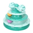 thumbnail image 4 of Cat Toy Roller, Puzzle Top Reserved Hole Detachable Cat Turntable Ball  PP Interactive  For Cats For Indoor, 4 of 8