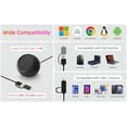 thumbnail image 4 of [Single] Computer Speaker for Desktop PC, USB-Powered, Plug-n-Play, Wired, External Speaker for Laptop, with Crystal-Clear Sound, Loud Volume, Rich Bass, Built-in USB-C Adapter for Full Compatibility, 4 of 4