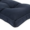 thumbnail image 3 of Hyatt 4-Piece Solid Denim Microfiber Kitchen Nook Cushion Set by Greendale Home Fashions, 3 of 6