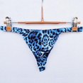 thumbnail image 2 of GHSDFBB Men's Leopard Thong Underwear Bikini Low Rise Brief, 2 of 7