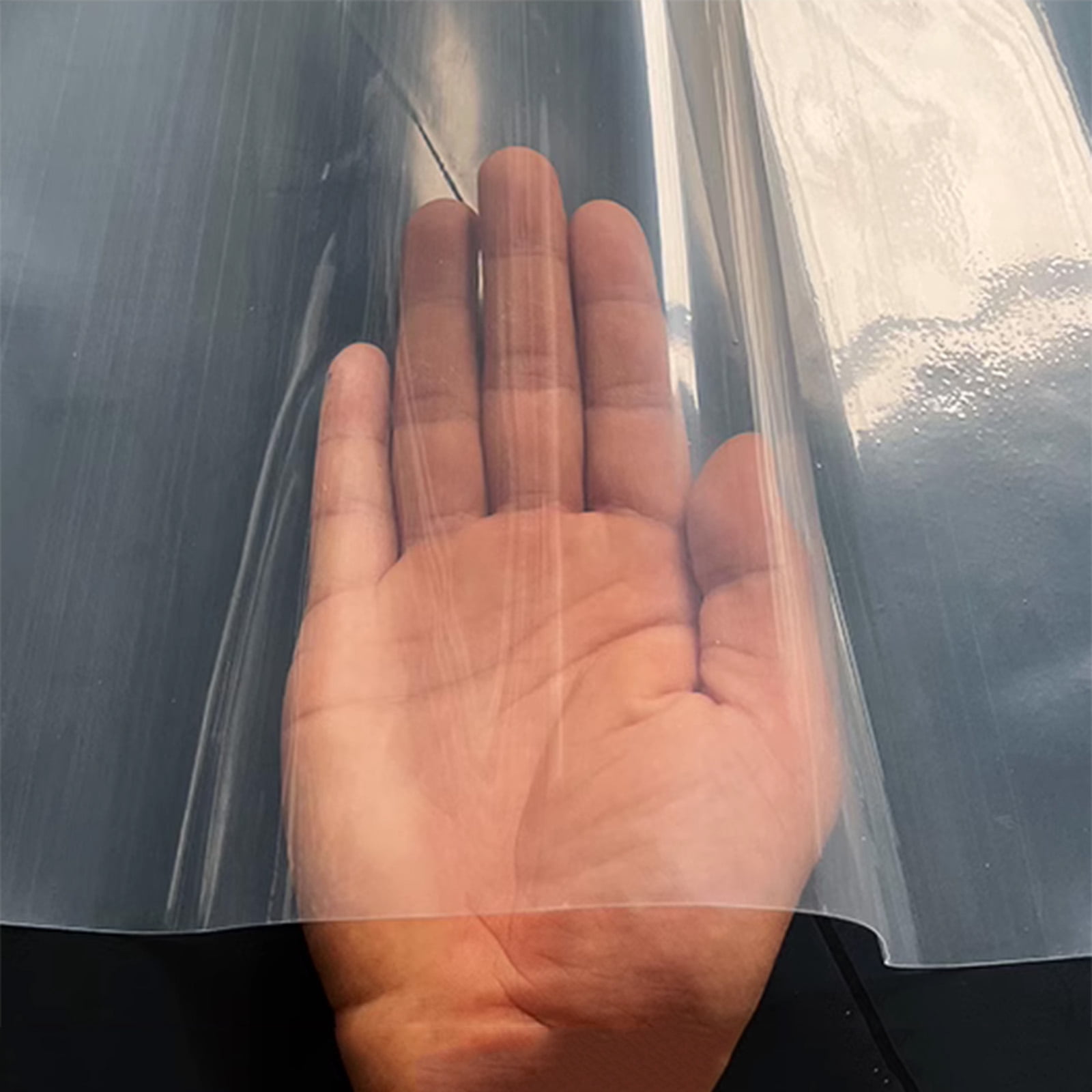 TOPCHANCES Greenhouse Plastic Film Sheeting Cover, Clear Garden Polyethylene Film, Green House Hoop Supply Farm Plastic Cover for Greenhouse Plants, 6.5' x 19.7'