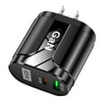 thumbnail image 2 of NARABB Fast Quick Charge Phone Fast Wall Charger 65W PD USB-C QC3.0 Fast Charging Adapter 2 Plug, 2 of 6