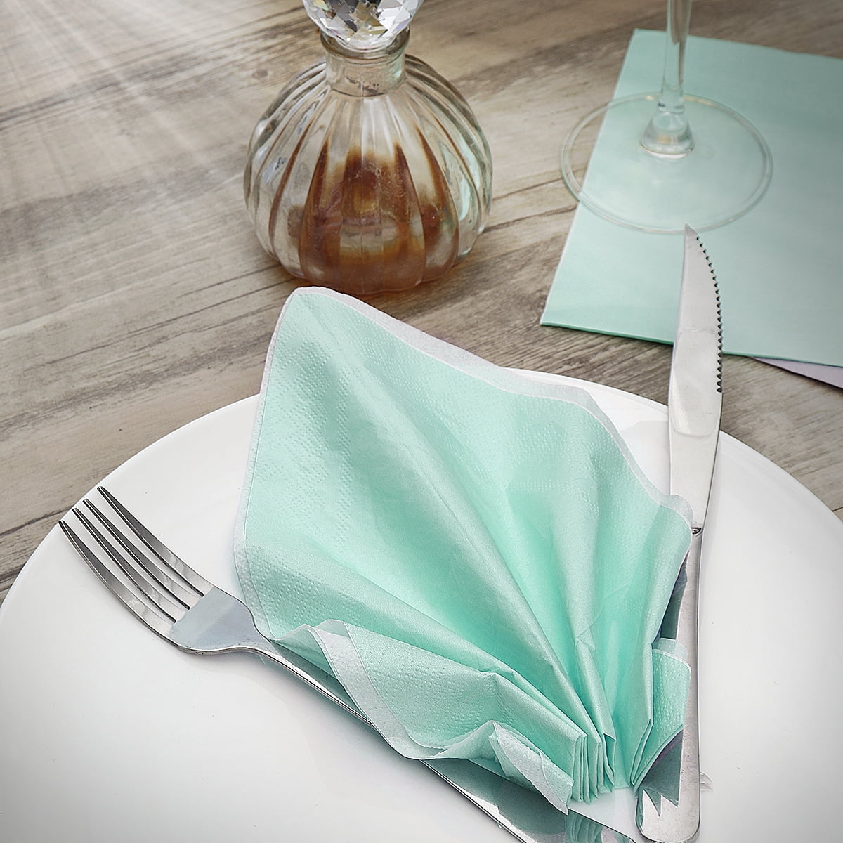 20Pcs Paper Napkins Serviettes Bar Party Tableware Plain Solid Colour Catering Walmart Canada