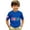 Blue, variant on Coerni Tween Boys T-shirt American Football Supporter Graphic Print Short Sleeve Crewneck Tees Teen USA Fans Spirit Tops