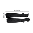thumbnail image 3 of Black Ice Silk Cooling Arm Sleeves with Thumb Holes, UPF 50+ Sun Protection 21.1-Inch Long Athletic Compression Sleeves for Cycling & Sports, 3 of 7