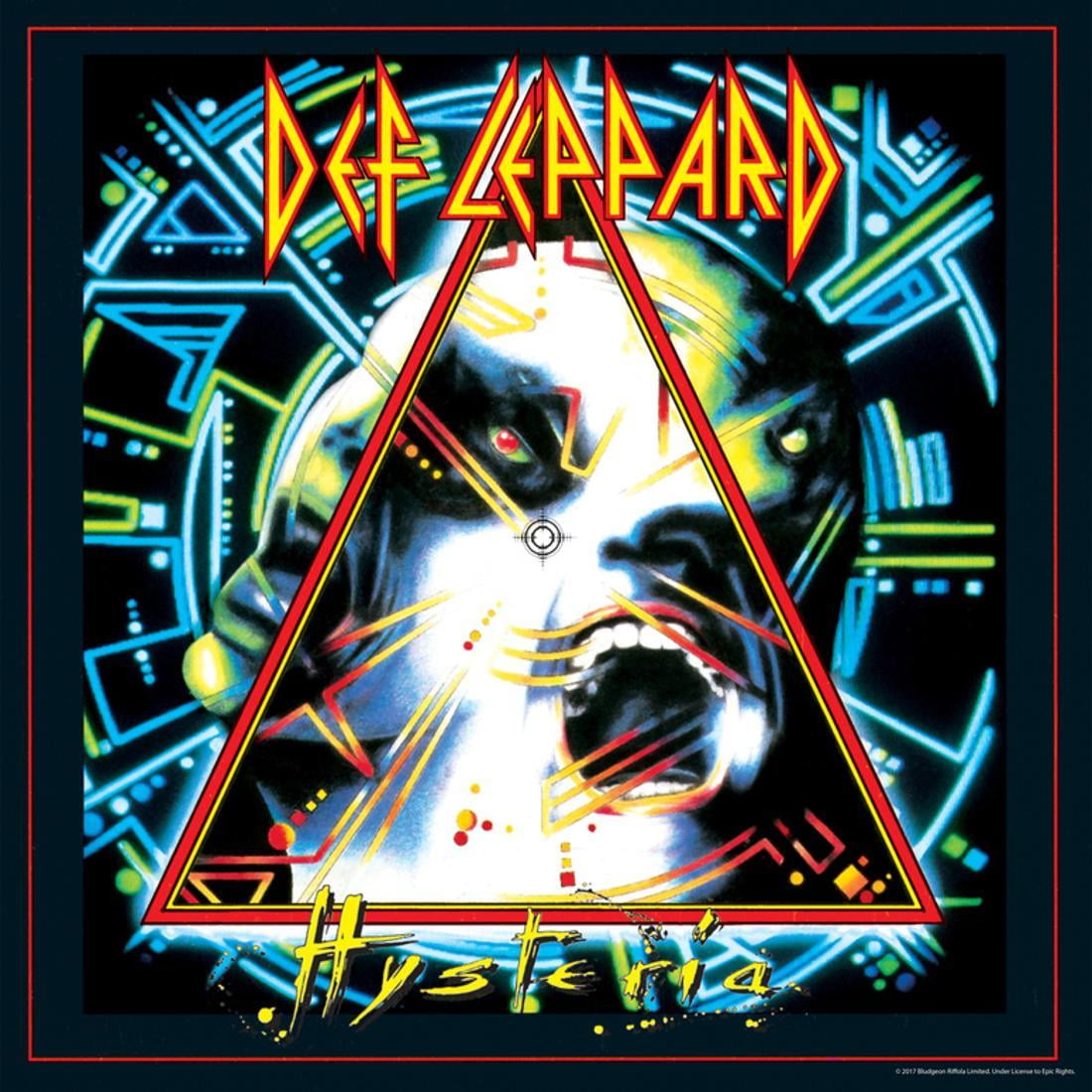 Def Leppard Hysteria 1987 Classic Rock Music Poster Wall Art By Epic Rights Walmart Com