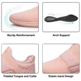 thumbnail image 3 of YHOON Women's Athletic Shoes Breathable Slip On Running Shoes, Lightweight Pink, Size 8, 3 of 5