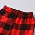 thumbnail image 6 of Toddler Boys Girls Christmas Pajama Sets Kids Long Sleeve Tops+Plaid Pants Sleepwear 1-6Y, 6 of 8