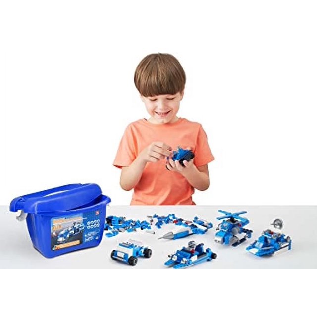 Set de construcción Wise Block 8 en 1 Police Command 703 piezas