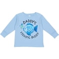 thumbnail image 3 of Inktastic Daddy's Fishing Buddy with Cute Blue Fish Boys or Girls Long Sleeve Toddler T-Shirt, 3 of 5