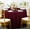 Burgundy, variant on Wedding Linens Inc. Wholesale Scuba Wrinkle Free 132" Round Table Cover Tablecloth - Red