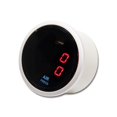 thumbnail image 4 of MOTOR METER RACING Electronic Dual Digital 220 PSI Air Pressure Gauge Kit with Red LED - Smoke Lens - Aluminum Bezel - Include Sensors - for Air Bag & Air Ride Suspension System - 2-1/16" 52mm, 4 of 10