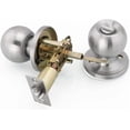 thumbnail image 4 of Classic Round Door Handle with Lock - Privacy Locking Door Hardware, 4 of 5