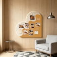 thumbnail image 4 of Heart-Shaped Felt Bulletin Board,Felt Memo Notice Panel for Photo Memo,Display Pin Board for Office for Home Office Wedding Birthday Decor,15.74x15.74x0.31 in, 4 of 6