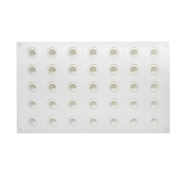 Molde de silicona Molde de helado para tarta de mousse DIY para hornear Chocolates Bandeja de hielo Utensilios para hornear, 35 cavidades kenally HA003613-02