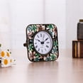 thumbnail image 1 of Reloj de escritorio Macarena vintage artesanal silencioso con pilas, 1 of 8