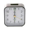 thumbnail image 1 of Reloj despertador analógico: posponer, , luz, perfect escritorio, de noche o viaje. Negro Zulema Despertador de viaje, 1 of 8