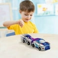 thumbnail image 4 of Dinosaur Collision Transforming Car Toy，Transformation Car Toy With Crash & Transform Feature ，For Boys And Girls |Party Gift For Birthday, Christmas (Blue), 4 of 9