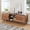 Walunt, variant on LEFHDA 63" Mid Century Modern TV Stand, Wooden Media Console Cabinet for 70 Inch TV, 2 Storage Cabinets with Adjustable Shelf, Sturdy Legs for Living Room, Bedroom, Walnut