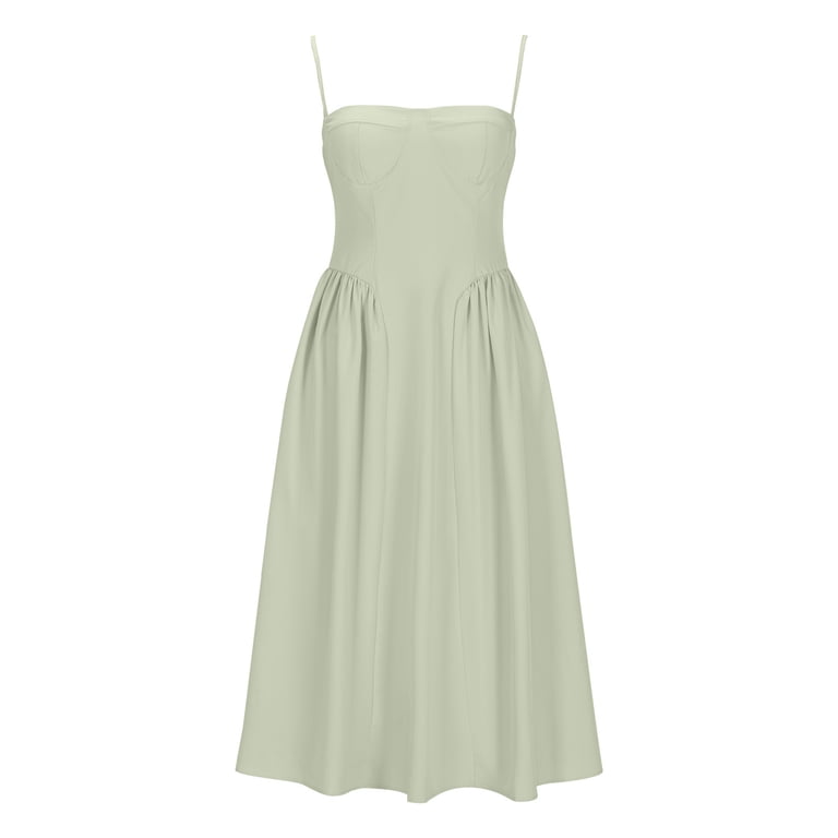 midi corset prom dress Elegant Puff Sleeve Midi Corset Maxi Prom Dresses Evening Birthday Out   PreppyDress